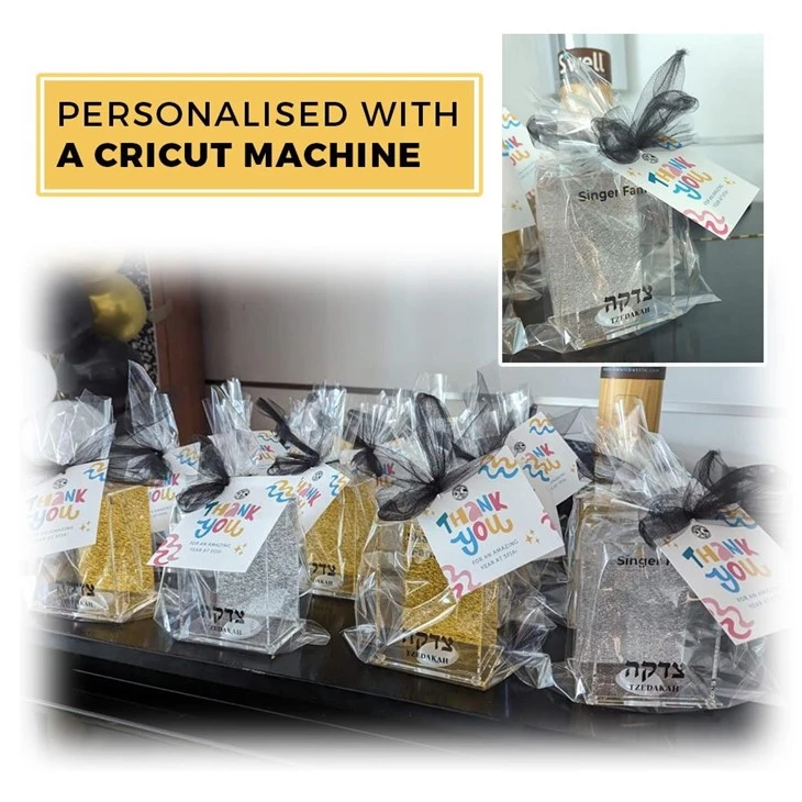 Custom Acrylic Lucite Tzedakah Box Donation Box